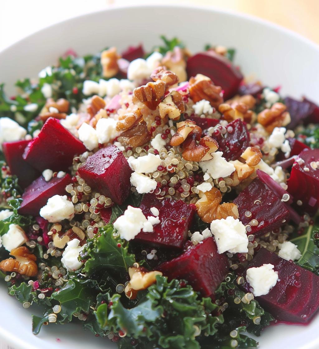 Beet Kale Quinoa Salad - detail 1