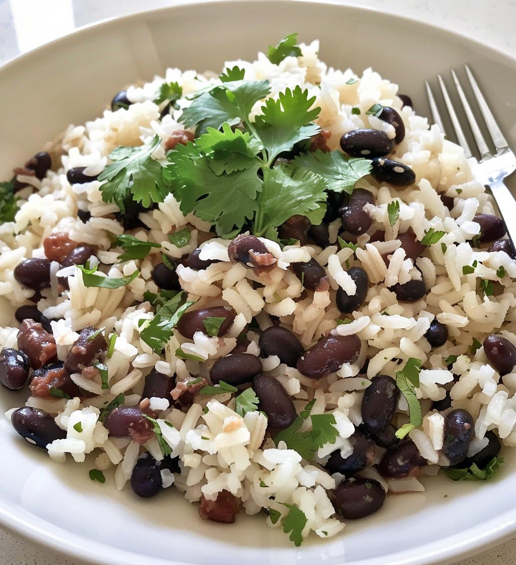 Black Beans and Rice - detail 1