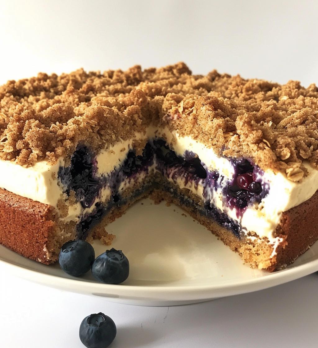 Blueberry Cream Cheese Crumb Cake - detail 1