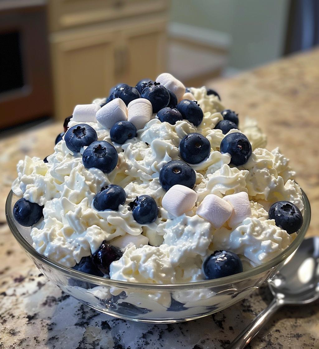 Blueberry Fluff Salad - detail 1