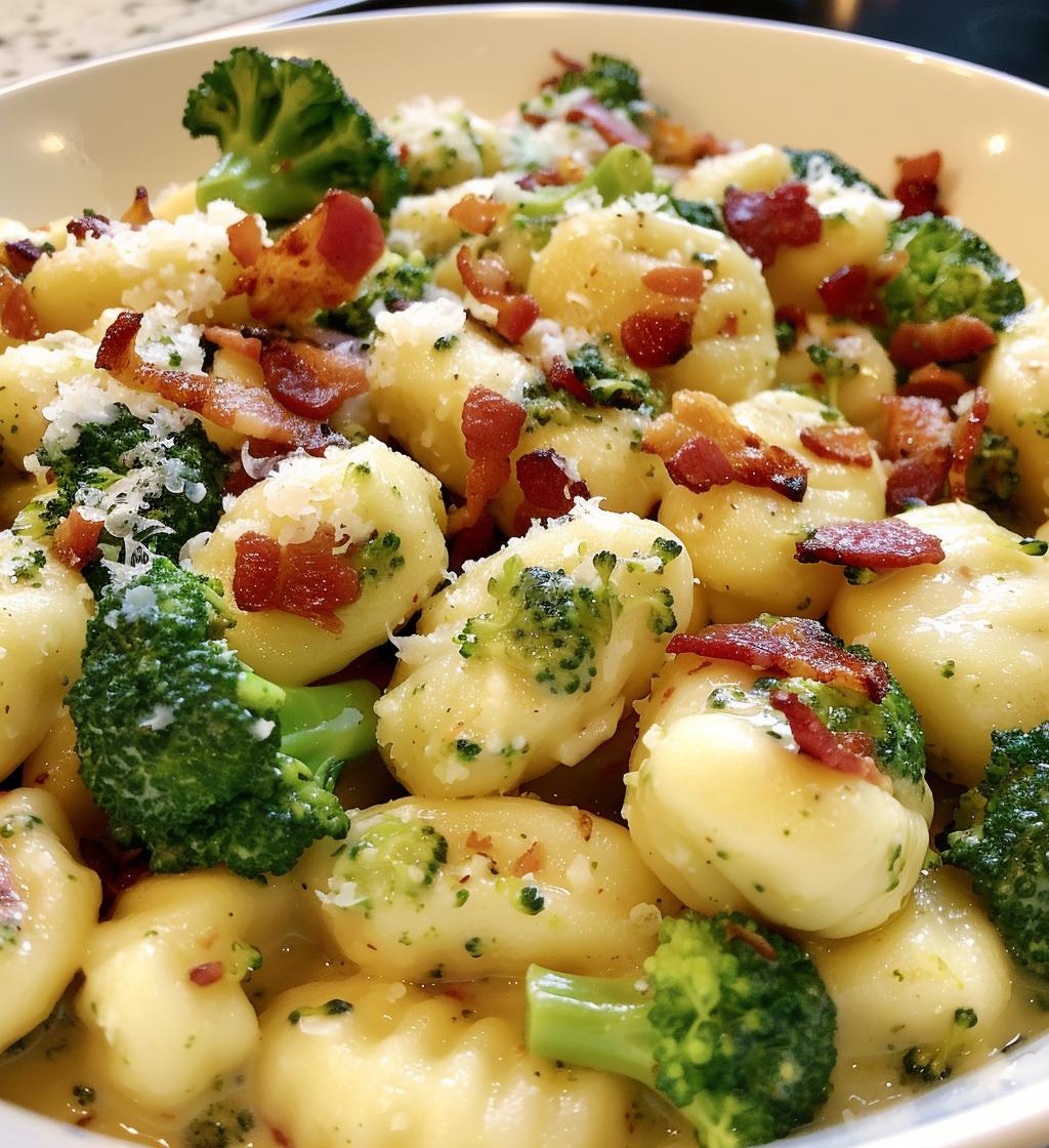 Boursin Bacon Broccoli Gnocchi - detail 1