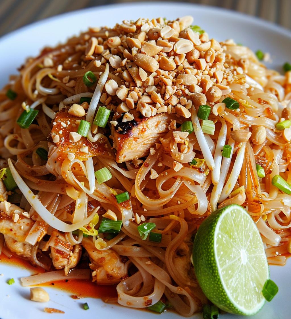 Chicken Pad Thai - detail 1