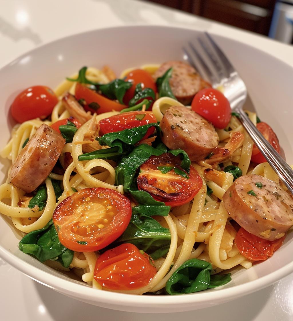 Chicken Sausage Pasta - detail 1
