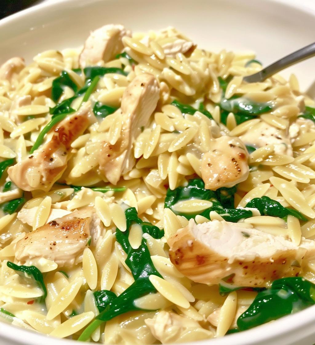 Creamy One-Pot Chicken Orzo - detail 1