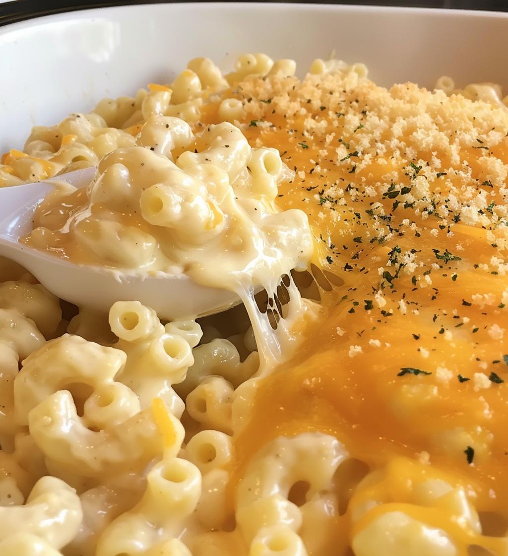 Crockpot Mac and Cheese - detail 1