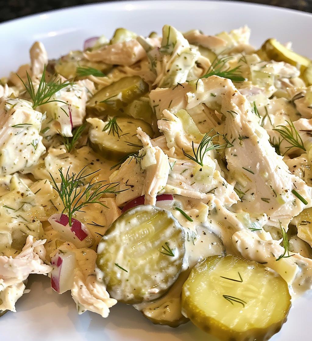 Dill Pickle Chicken Salad - detail 1