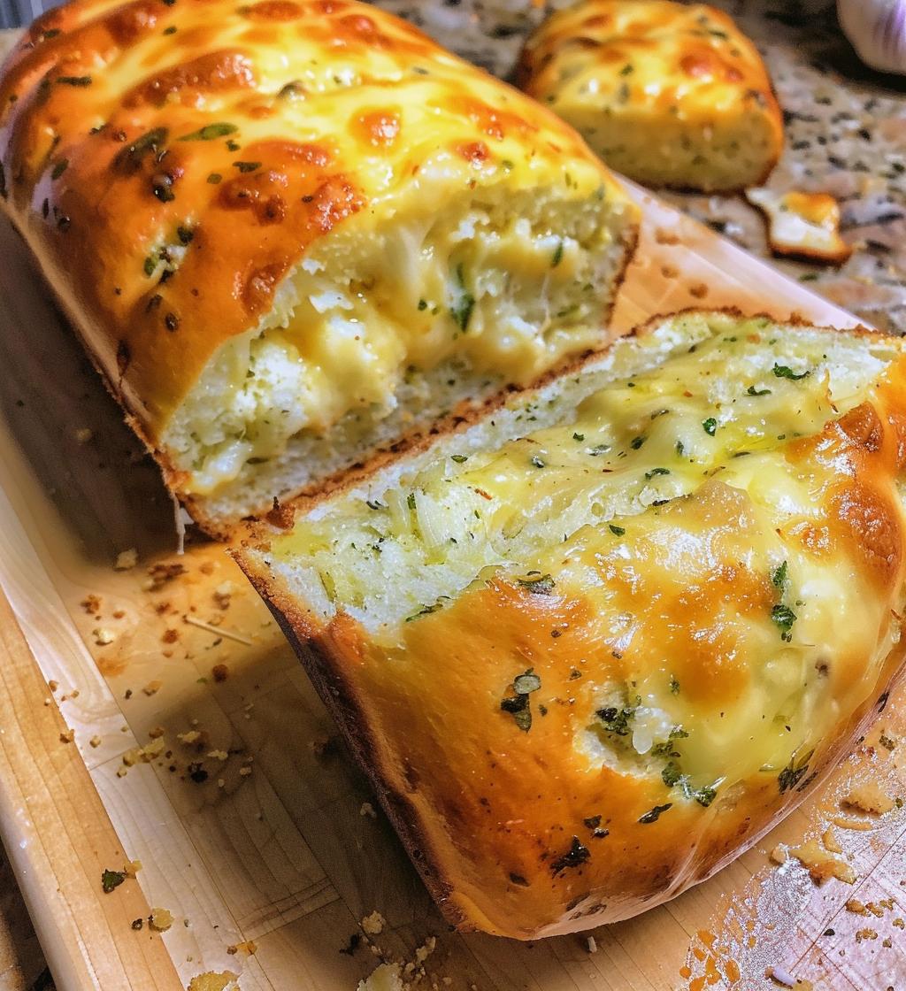 Garlic Herb Cheese Bread - detail 1