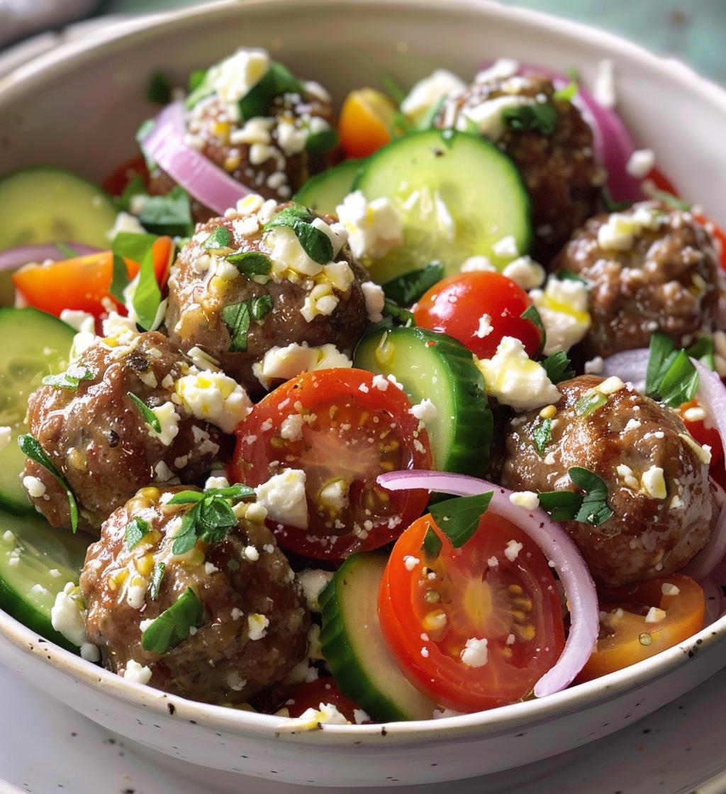 Greek Meatball Bowl - detail 1