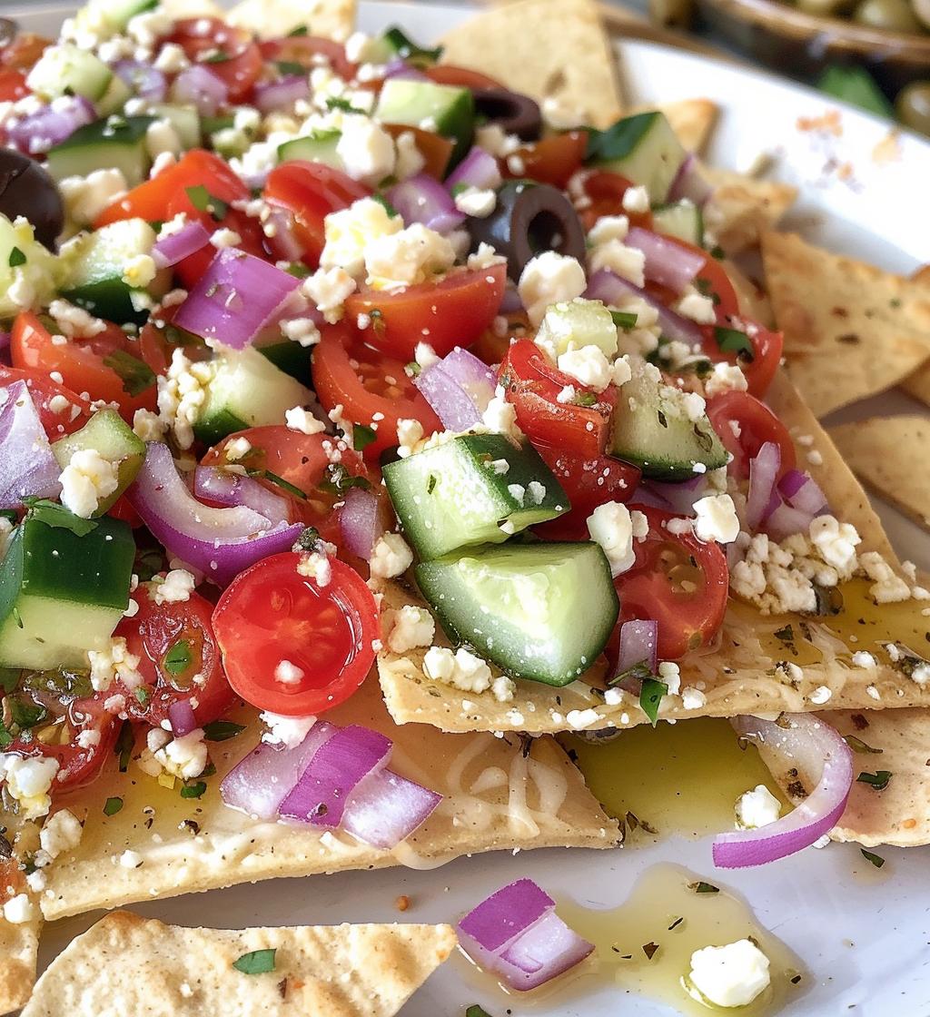 Greek Nachos - detail 1