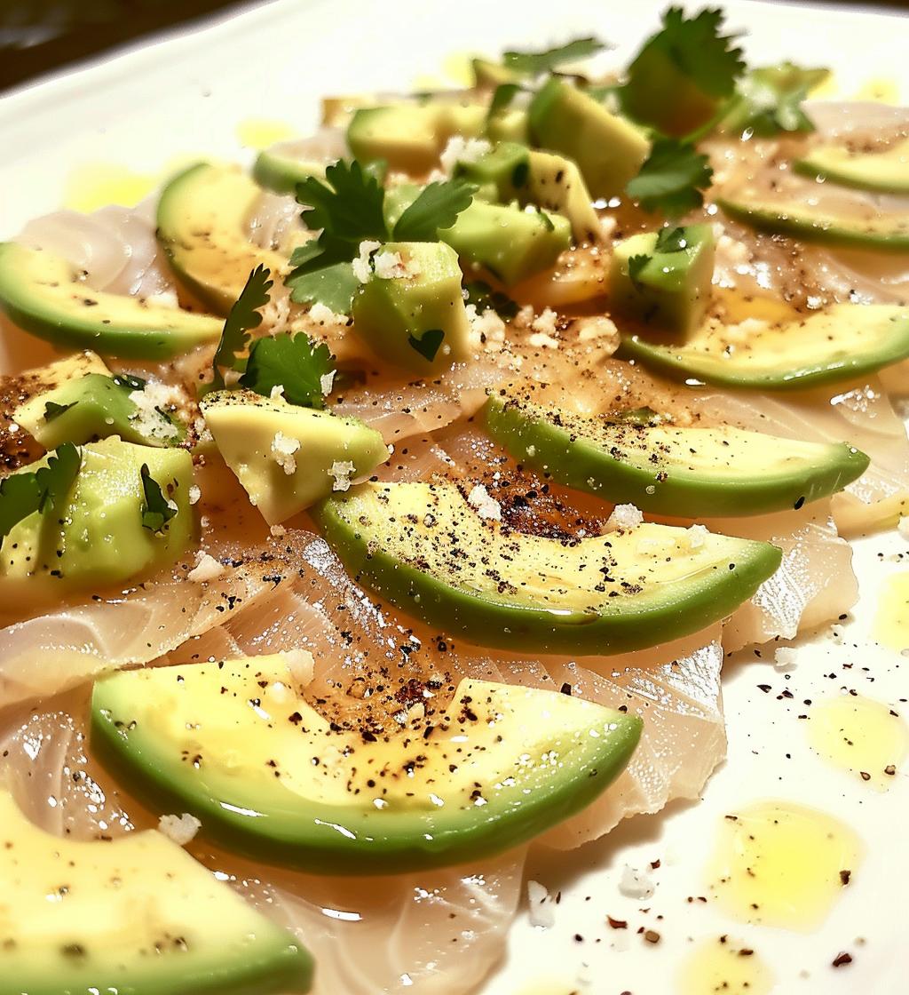 Hamachi Crudo - detail 1