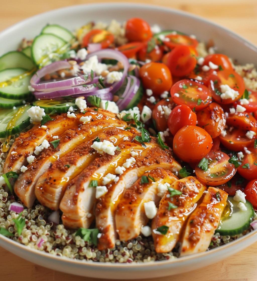 Honey Harissa Chicken Bowls - detail 1