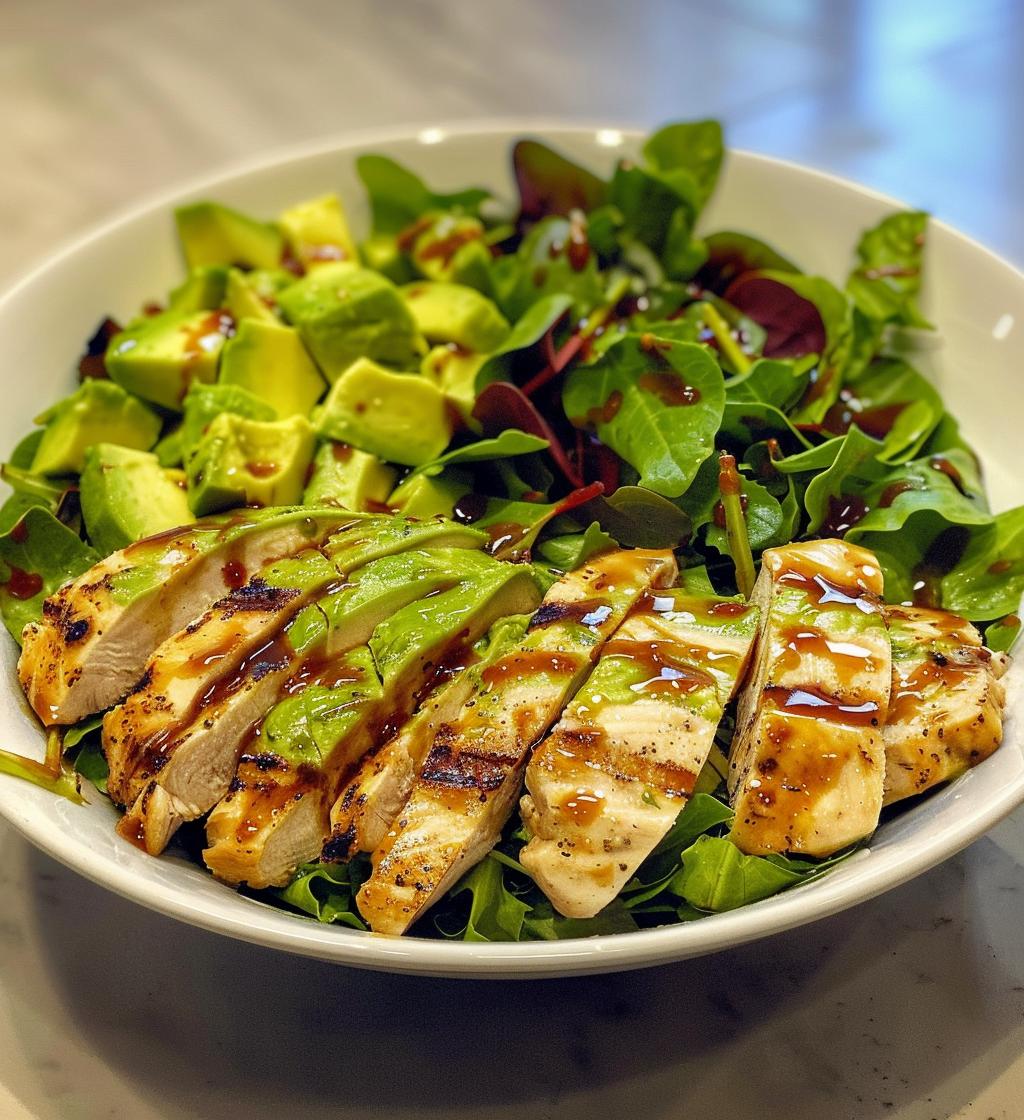 Honey Lime Chicken Avocado Bowl - detail 1