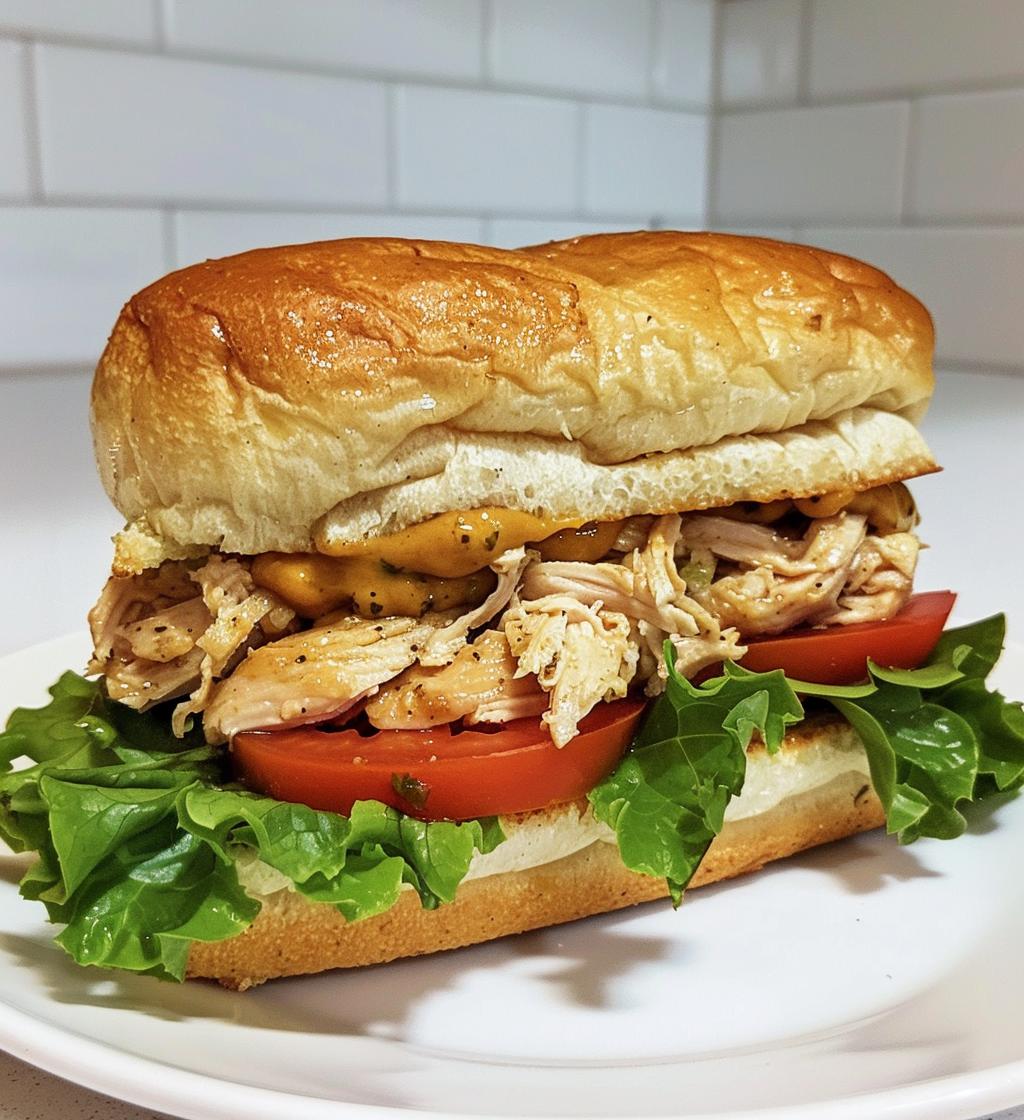 Honey Mustard Shredded Chicken Sandwich - detail 1