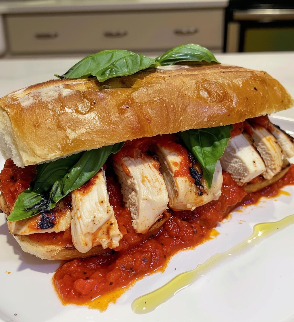 Italian Chicken Sandwich - detail 1