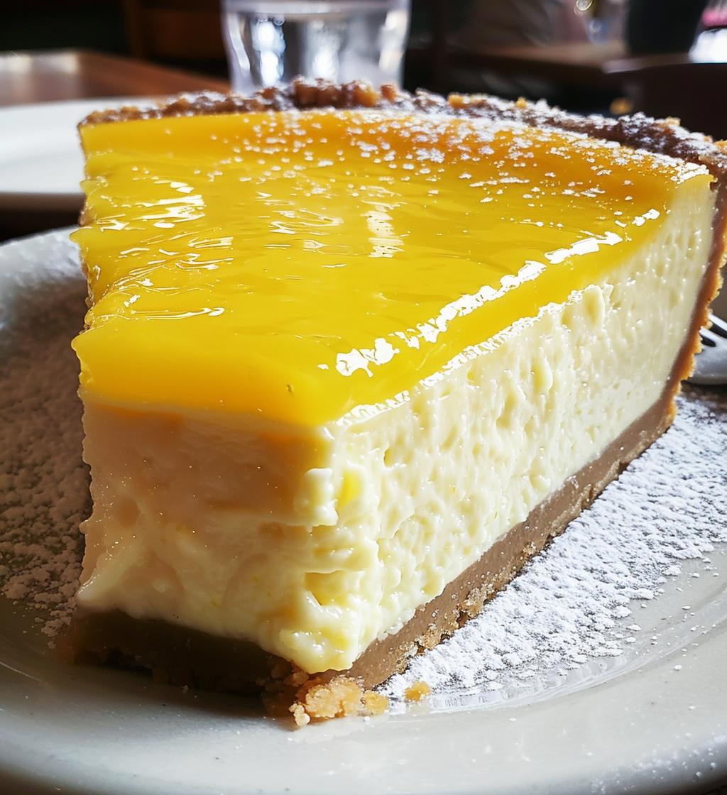 Lemon Curd Cheesecake - detail 1