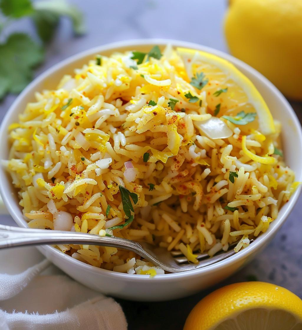 Lemon Rice Pilaf - detail 1