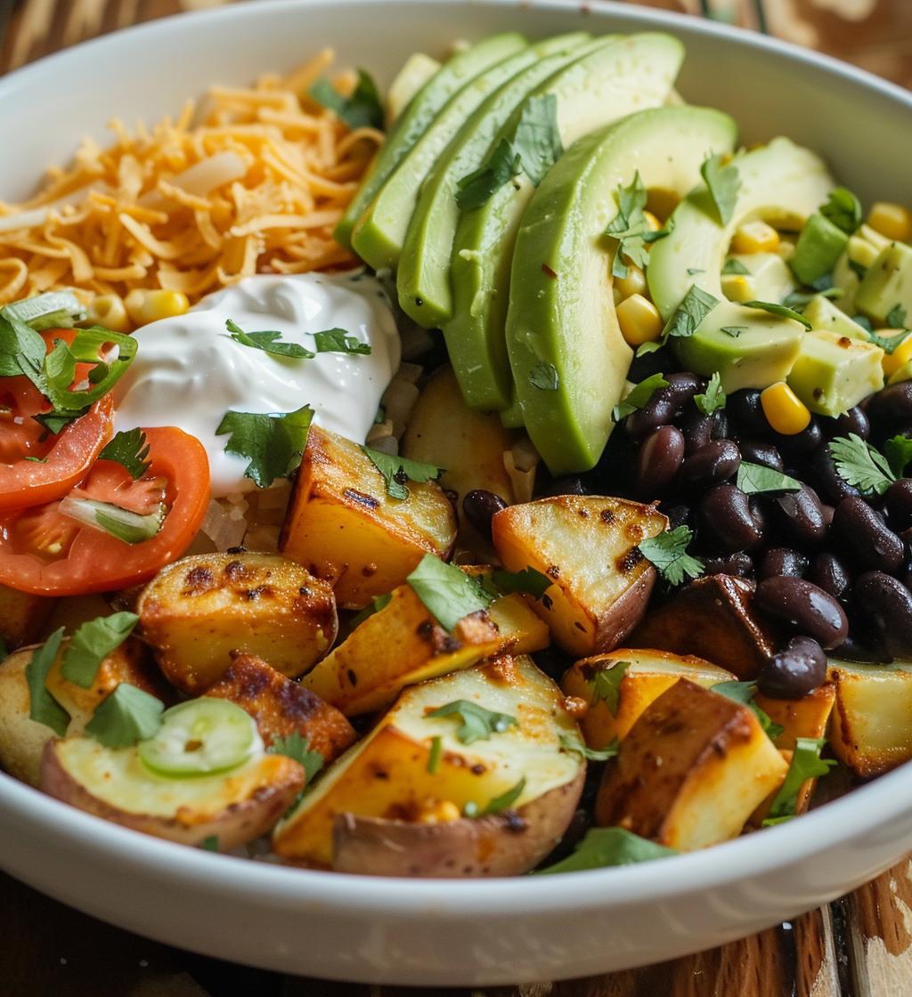 Loaded Potato Taco Bowl - detail 1