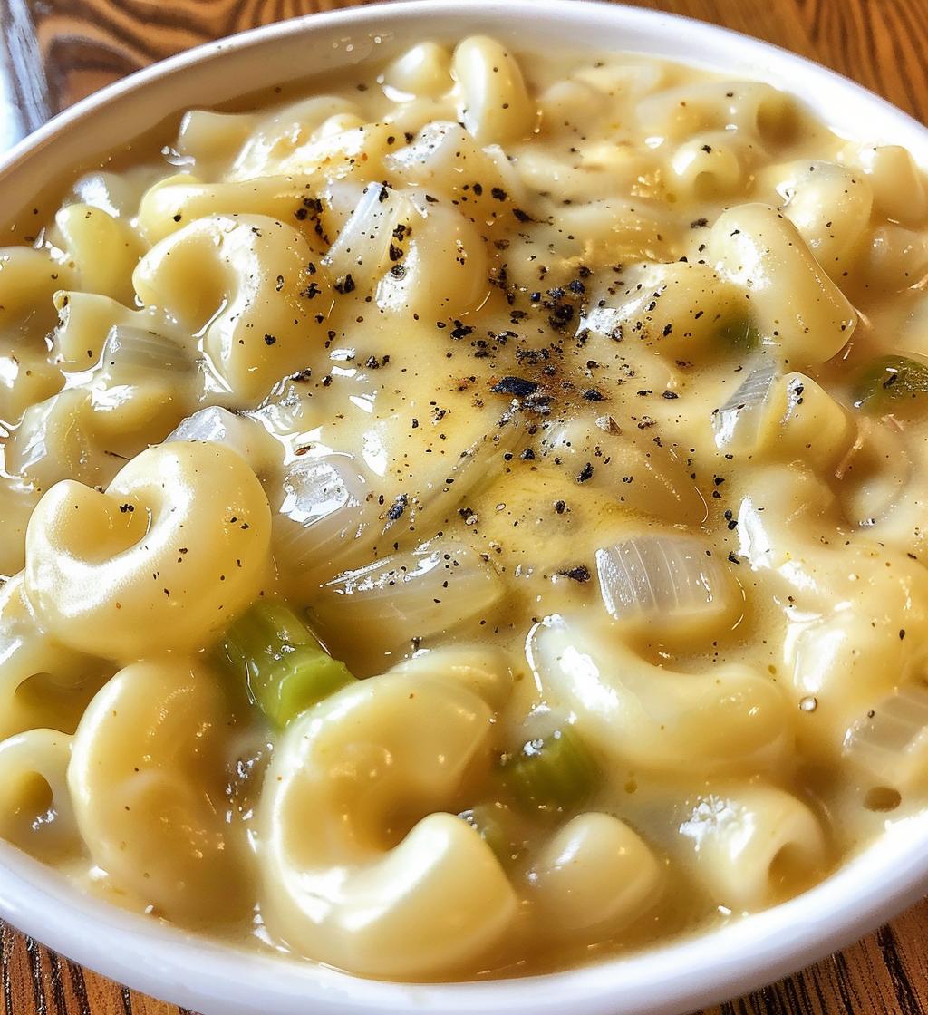 Mac and Cheese Soup - detail 1