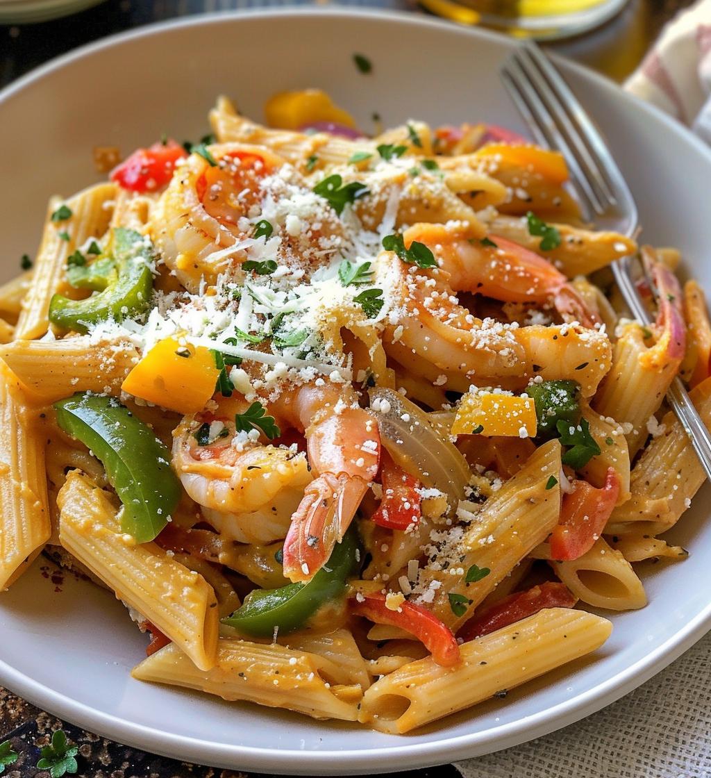 Mardi Gras Pasta - detail 1