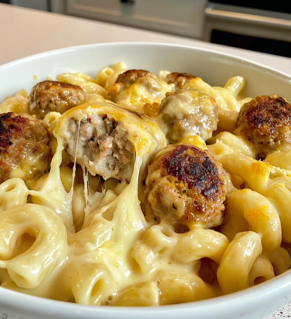 Meatball Mac and Cheese - detail 1