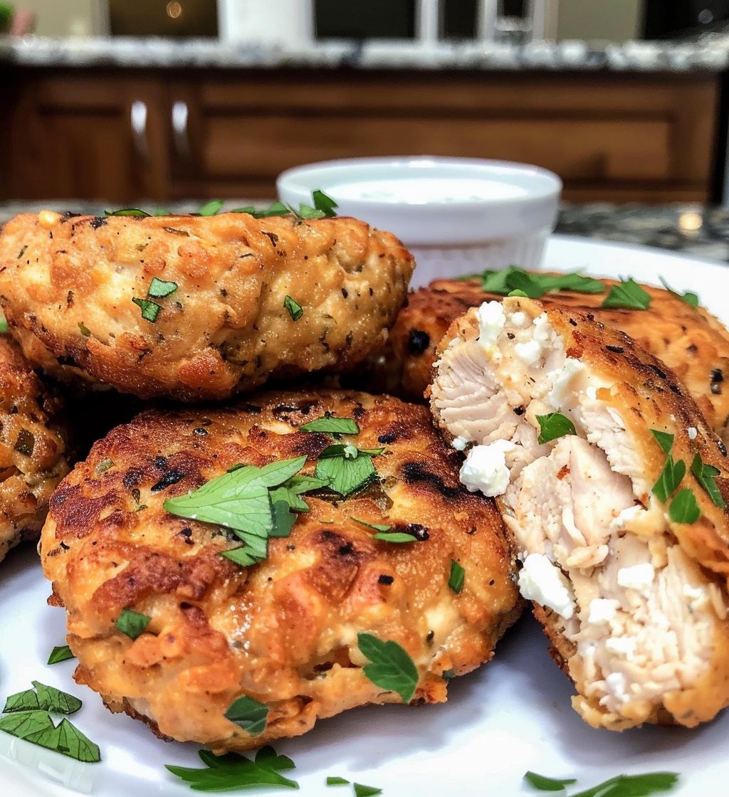 Mediterranean Chicken Patties - detail 1