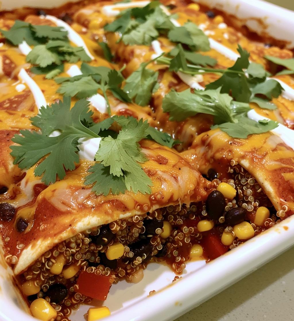 Mexican Quinoa Enchilada Bake - detail 1