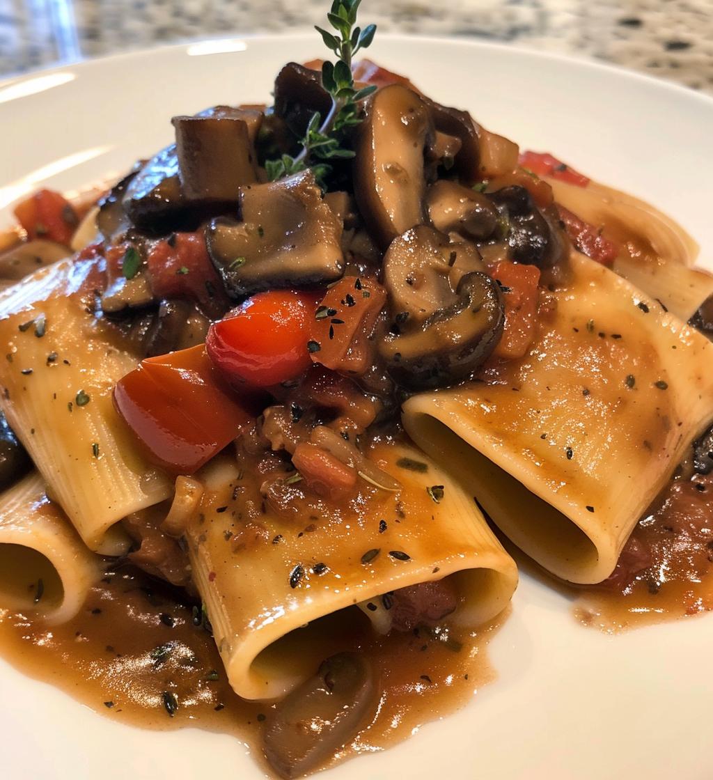 Mushroom Ragu - detail 1