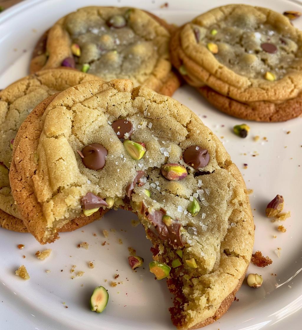 Pistachio Chocolate Chip Cookies - detail 1