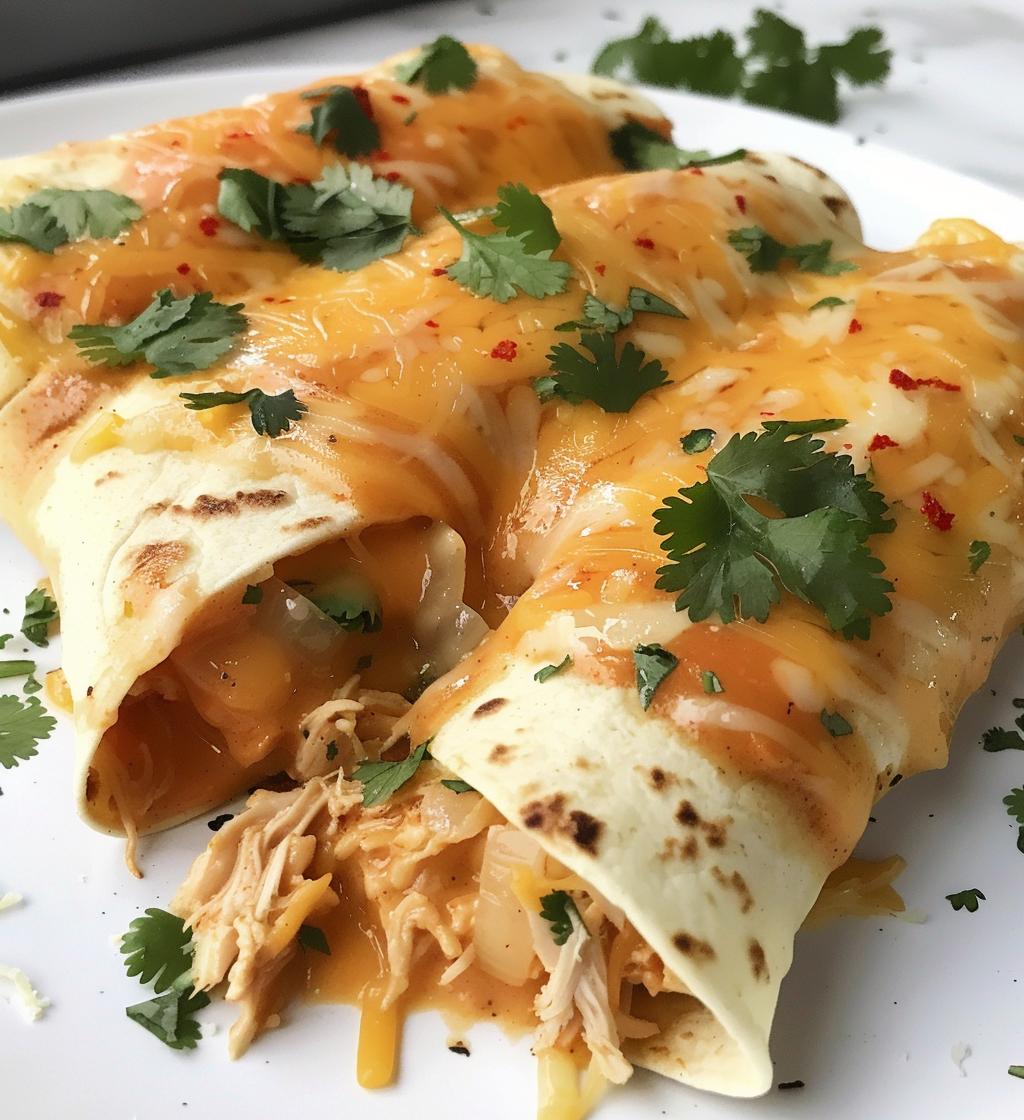 Queso Chicken Enchiladas - detail 1