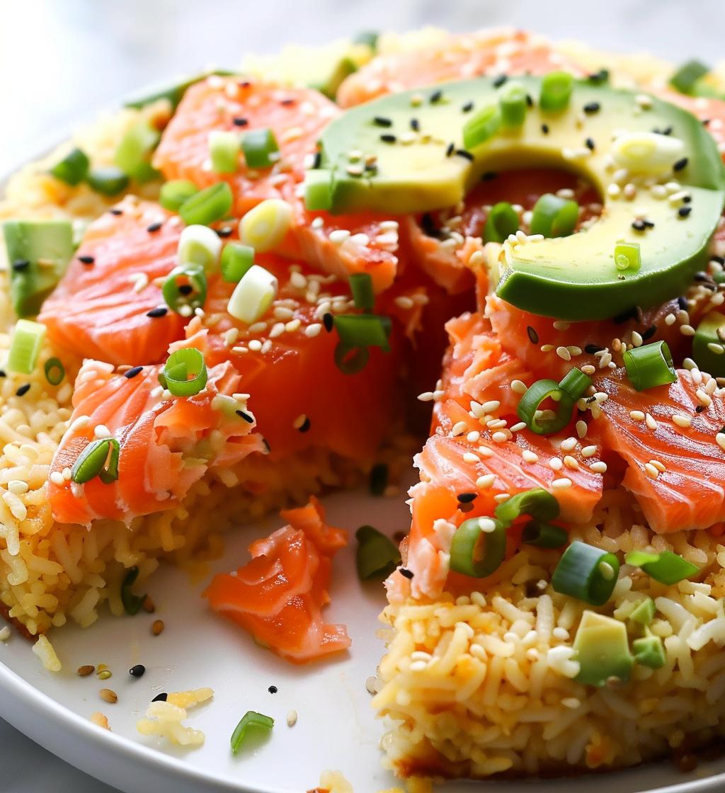 Salmon Crispy Rice - detail 1