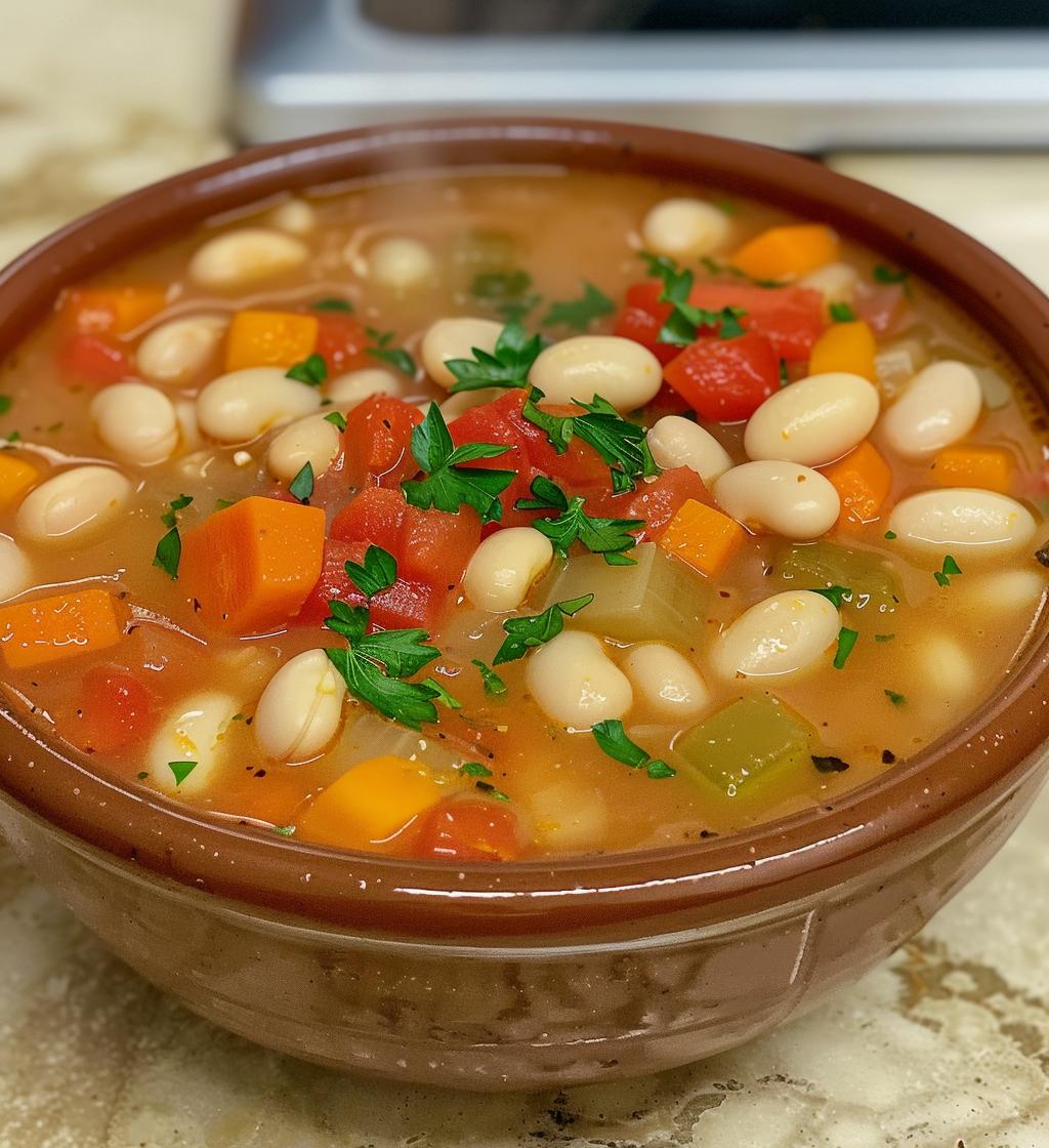 Serbian Bean Soup - detail 1