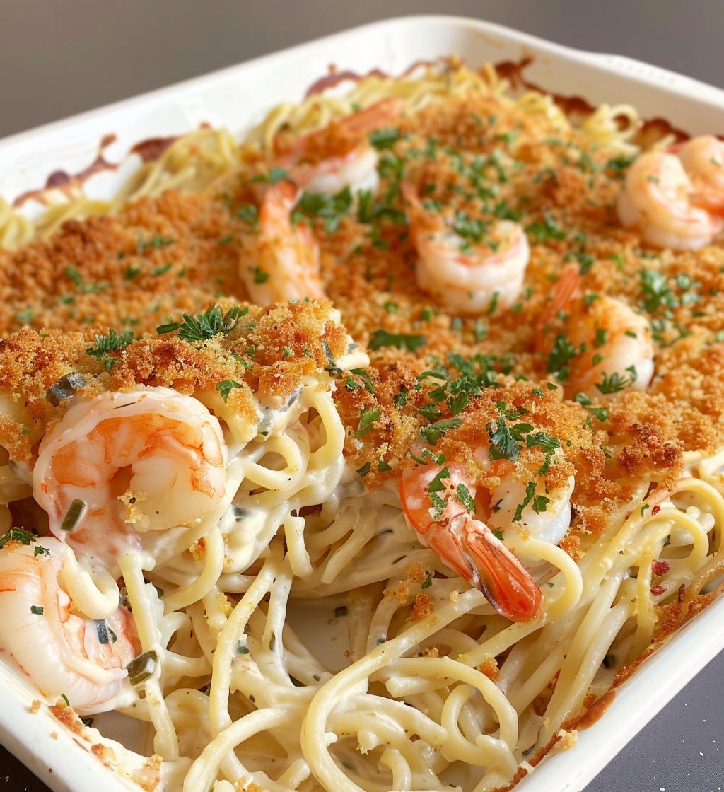 Shrimp Scampi Pasta Bake - detail 1
