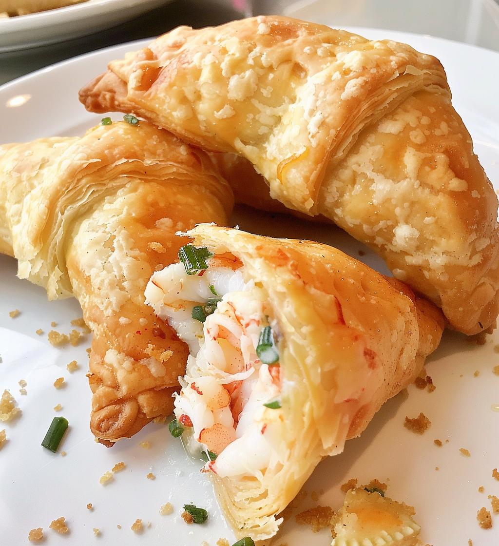 Shrimp and Crab Crescent Bombs - detail 1