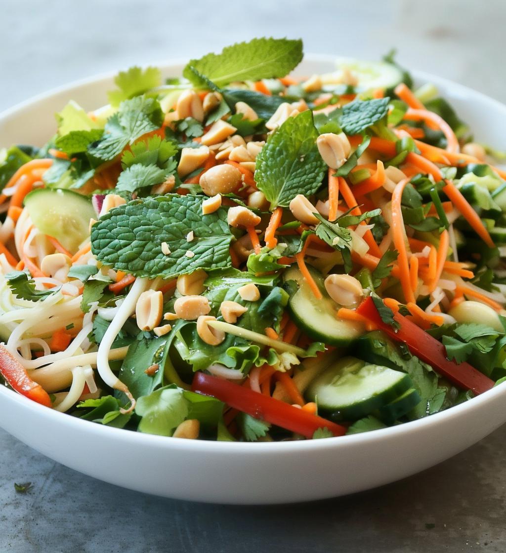 Spring Roll Salad - detail 1