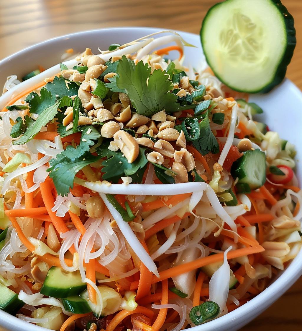 Spring Roll in a Bowl - detail 1