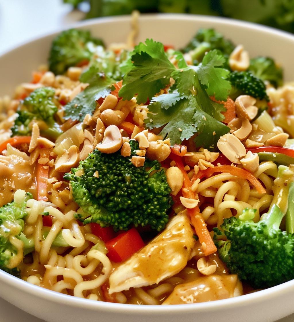 Thai Peanut Chicken Ramen - detail 1