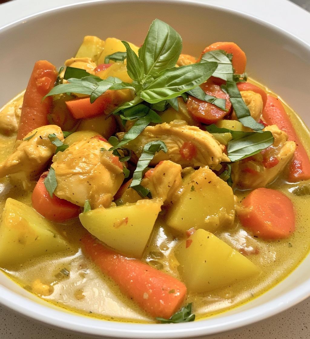 Thai Yellow Chicken Curry - detail 1