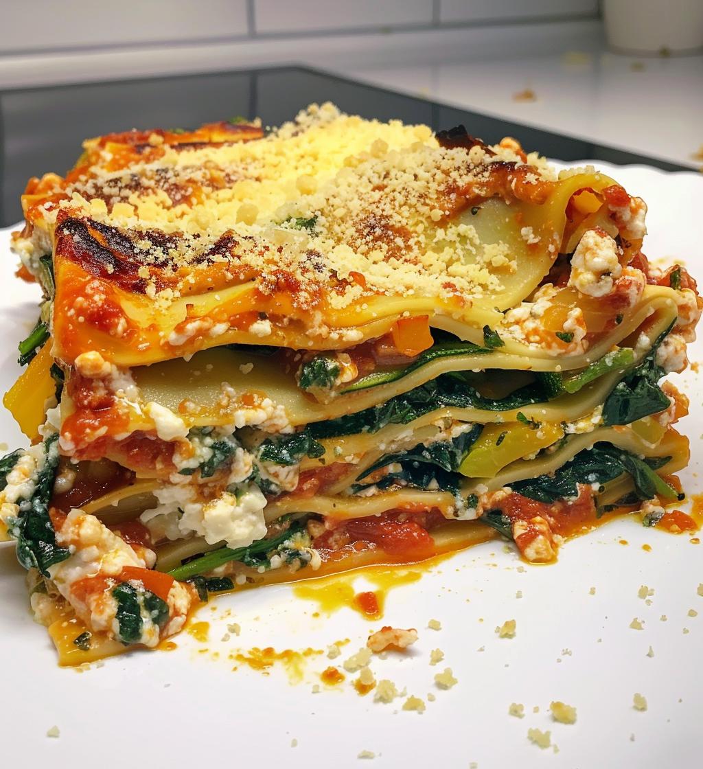 Vegetable Lasagna - detail 1