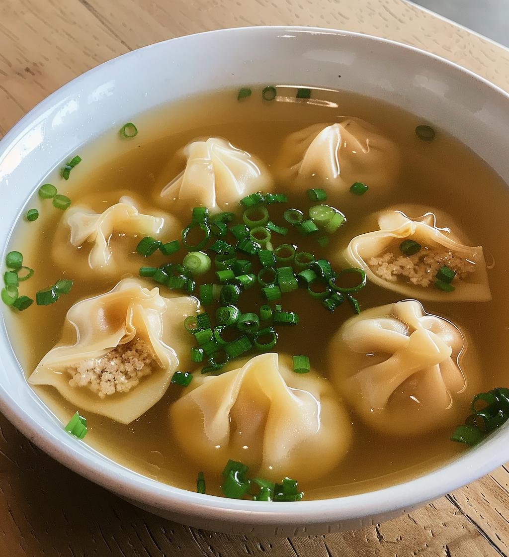 Wonton Soup - detail 1
